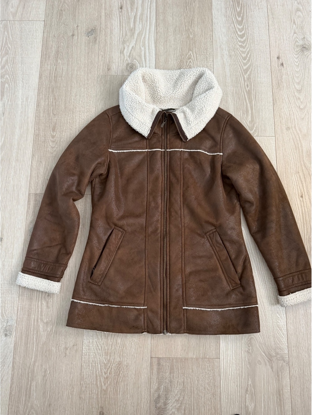 Prana Faux Shearling Jacket Size M